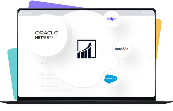 Laptop showing how NetSuite integrates with ScaleXP